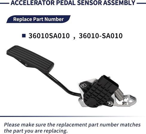 36010SA010 Accelerator Pedal Assembly with Position Sensor Compatible with Subaru Forester 2.5L 2004 2005, Subaru Impreza 2.5L 2005 Replace 36010-SA010 in Saudi Arabia