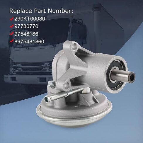 مضخة فراغ الفرامل متوافقة مع 2020-2022 Isuzu NPR NQR N-Series، يستبدل #290KT00030 97780770 97548186 8975481860 in Saudi Arabia