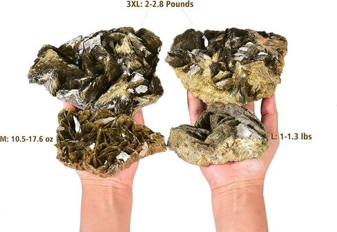 AMOYSTONE Natural Quartz Cluster Unique Minerals Healing Crystal Ore Specimen Home Office Table Decorative Stones Kids Geography Rocks 10.5-17.6 oz/pc in Saudi Arabia