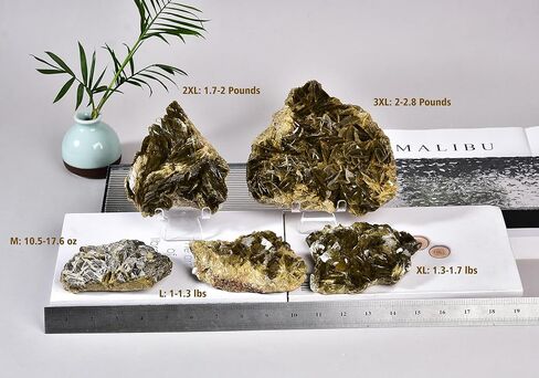 AMOYSTONE Natural Quartz Cluster Unique Minerals Healing Crystal Ore Specimen Home Office Table Decorative Stones Kids Geography Rocks 10.5-17.6 oz/pc in Saudi Arabia