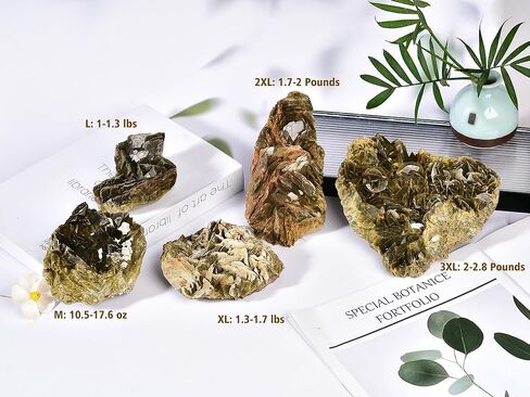 AMOYSTONE Natural Quartz Cluster Unique Minerals Healing Crystal Ore Specimen Home Office Table Decorative Stones Kids Geography Rocks 10.5-17.6 oz/pc in Saudi Arabia