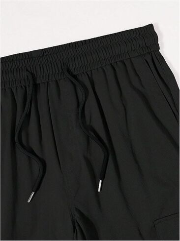 Verdusa Men's Drawstring Waist Straight Leg Cargo Pants with Pockets in Saudi Arabia