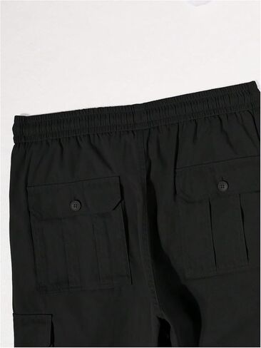Verdusa Men's Drawstring Waist Straight Leg Cargo Pants with Pockets in Saudi Arabia