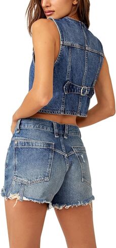 سترة Tate Denim للنساء من Free People in Saudi Arabia