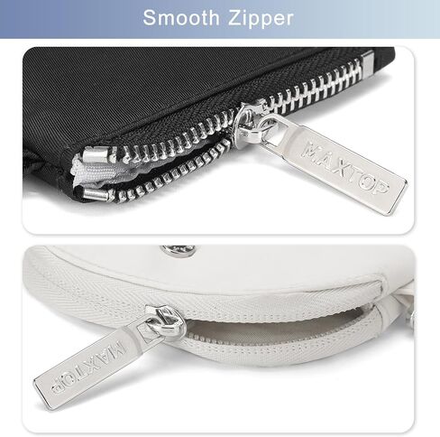 MAXTOP Wristlet Keychain Coin Purse for Women Mini Zip Around Dual Pouch Wristlet Portable Small Wallet Mini Women Coin Purse,Black in Saudi Arabia