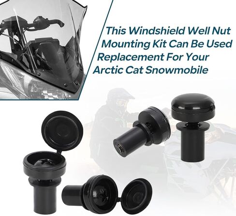 10 قطع من مجموعة تركيب صامولة الزجاج الأمامي لمركبة الثلج على شكل قطة في القطب الشمالي in Kuwait