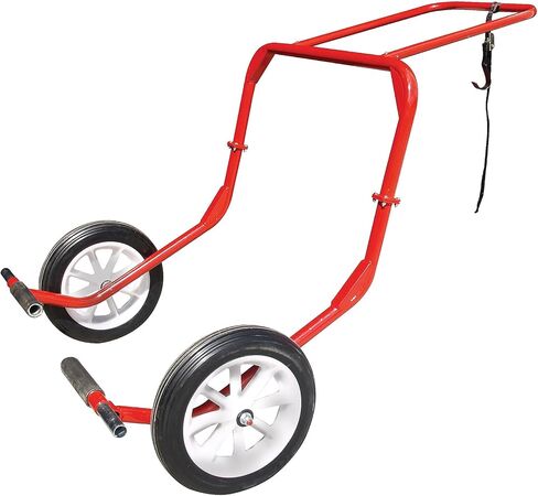 Extreme Max 5800.1049 Monster Snowmobile Dolly M2، أحمر - رافعة ثلج واسعة للغاية مع قضبان رفع قابلة للتعديل، هيكل فولاذي ثقيل المقياس in Saudi Arabia