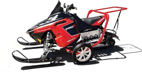 Extreme Max 5800.1049 Monster Snowmobile Dolly M2، أحمر - رافعة ثلج واسعة للغاية مع قضبان رفع قابلة للتعديل، هيكل فولاذي ثقيل المقياس in Saudi Arabia