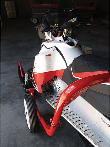 Extreme Max 5800.1049 Monster Snowmobile Dolly M2، أحمر - رافعة ثلج واسعة للغاية مع قضبان رفع قابلة للتعديل، هيكل فولاذي ثقيل المقياس in Saudi Arabia