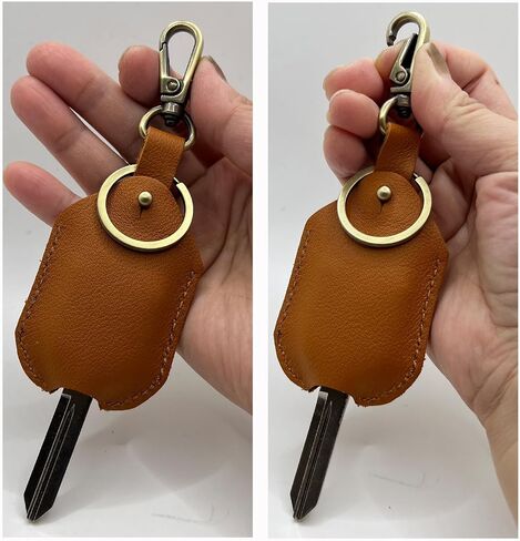 Genuine Leather Key Ring, Key Holder, Key Sleeve for Men, Women,Stylish Key Cover for Broken Key,Key Protector in Saudi Arabia