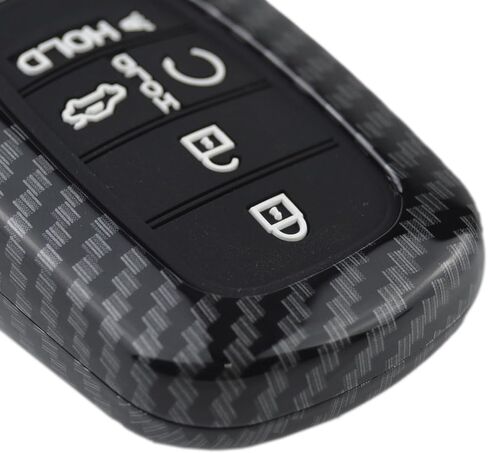 2-Layers Hybrid Combo Carbon Key Fob Cover + Keychain for 2022 2023 2024 2025 Honda Civic Accord CR-V HR-V V Pilot SI EX EX-L Touring Type R in Saudi Arabia