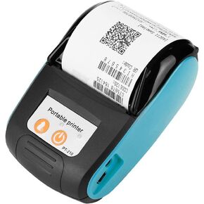 Tangxi Thermal Printer, PT - 210 Portable Receipt Printer DC 9V / 2A Bluetooth Thermal Bill Printer 203DPI Interface Power Jack Mini USB Support Bluetooth 4.0, Android,