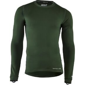 Carhartt Men's Force Heavyweight Stretch Base Layer Crewneck (No Pocket)
