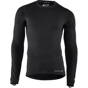 Carhartt Men's Force Heavyweight Stretch Base Layer Crewneck (No Pocket)
