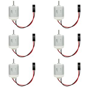 Gikfun 1V-6V DC Type 130 Micro Motor for Arduino, Hobby Projects, Robotics, STEM Kits, Toy Cars, Drones, and Small Electronics DIY (Pack of 6PCS) EK1894