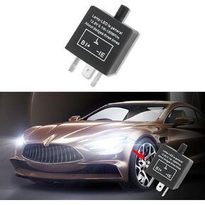 مرحل وامض LED CF-13، فلاشات إلكترونية للسيارات، مرحل وامض LED قابل للتعديل 3 دبابيس، ملحقات سيارة عالمية لمرحل فلاش LED 12 فولت لتثبيت إشارة الانعطاف LED (قطعة واحدة)