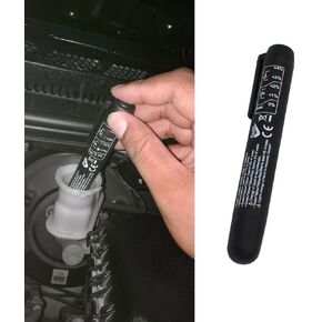 Brake Fluid Liquid Tester Pen, Auto Tester Tool, Auto Brake Diagnostic Testing Tool with 5 LED Indicators, Hydraulic Fluid Liquid Oil Moisture Analyzer for DOT3 DOT4 DOT 5.1 Brake Fluid (1PCS)