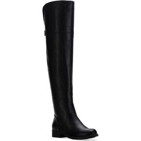 Womens Allicce Microsuede Over-The-Knee Boots Black 7.5 Medium (B,M)