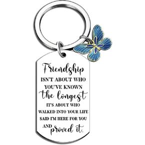 Friendship Keychain Gifts for Women，best Friend Gifts For Women，FBirthday Gifts for Friends Christmas Halloween Gifts for Friends Classmates