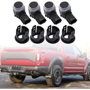 FZJDSD 4 قطع مستشعر مساعد عكسي ودعامة تثبيت متوافقة مع Ford F-150 F-250 F-350 F-450 F-550 2016 2017 2018# HC3Z-15K859-A HC3Z15K859A FL3Z-15K859-B FL3Z15K859B HC3T-15K85 9-EA in Saudi Arabia