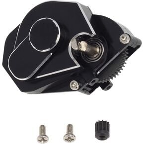DKKY SCX24 Transmission Complete Gearbox for Axial SCX24 Bronco C10 JLU Gladiator Deadbolt 1/24 RC Crawler Upgrade Parts (Black)