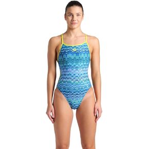 ARENA Women's Performance Ondulation Lace Back Training Swimsuit Ladies Bathing Suit