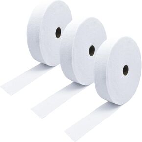3 Rolls Cotton Blend Batting on a Roll 2 1/4 in×50 Yard Total 150 Yard Batting Quilt Batting by a Roll Batting for Upholstery Cotton Rolls for 2 1/2 Batting Strips