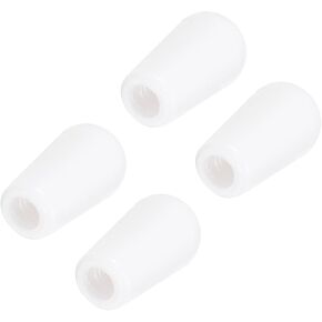 MECCANIXITY 4Pcs Guitar 3 Way Pickup Switch Tip M3.5 Plastic Toggle Switch Knobs for LP Electric Guitar, Red