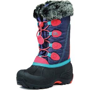 أحذية الثلوج للأطفال مقاومة للماء ومتينة ومقاومة للانزلاق أحذية الثلوج الشتوية للبنين والبنات مع بطانة صوف معزولة مثالية للمغامرات الثلجية، أحذية ثلج مثالية للأطفال الصغار للحفاظ على دفء وجفاف القدمين in Kuwait