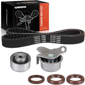 A-Premium Engine Timing Belt Kit with Tensioner & Idler & Seal Compatible with Hyundai Accent 1996-1997 1.5L 2001-2011 1.6L & Kia Rio 2006-2011 1.6L, Rio5 2006-2011 1.6L