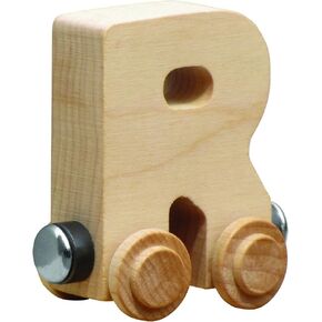 NameTrains Clear Finish Letter Car - Made in USA (R)