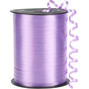 Purple Ribbon, 500 Yard Dark Purple Curling Ribbon, Curling Ribbon for Gift Wrapping, Curly Ribbon, Balloon String, Balloon Ribbon, Gift Ribbon for Halloween, Mardi Gras, Mermaid Party