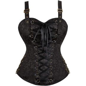 Corset Top Steampunk Pirate Corset Women Renaissance Gothic Bodice Corsets for Women