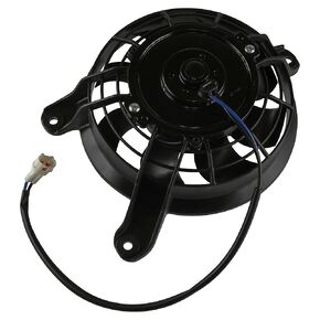 Caltric Radiator Fan Blower with Shroud Compatible with Yamaha Raptor 700 700R YFM700R 2013-2023