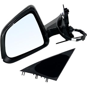 1594111-00-C Driver Side Mirror, Left Side Exterior View Mirror Compatible with 2020-2023Tesla Model Y White Replace 159411100C