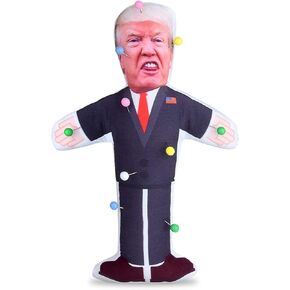 7.9 inch Donald Trump Voodoo Doll Pin Holder -0.24 inch Round Head with Stainless Point, Box of 180, Assorted Colors