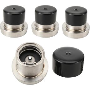 4pcs Trailer Bearing Dust Cap 2.72 Inch Trailer Bearing Protectors, Wheel Hub Bearing Buddies Center Caps Protector Trailer Axle Dust Cap for Boat RV