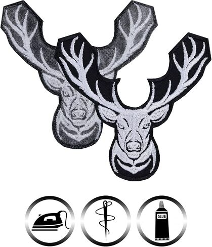 Brown Bear Embroidered Patch | Grizzly Bear Patch Native Animals Canada Wildlife | Environmental Protection Sticker Fabric Appliqué to Sew-on/Iron-on for Jeans,Hats,Shirts - 2.55X2.55 in in Kuwait