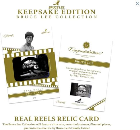 Bruce Lee Keepsake 50th Anniversary Collectible Card Collection - Single Box in Kuwait