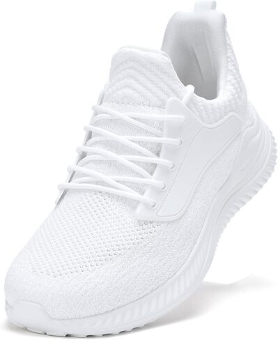 Mens Wide Sneakers Walking Shoes - Wide Slip on Tennis Shoes,Lightweight Breathable Comfortable Running Shoes for Athletic Workout Gym Jogging and Casual Wear Wide Width in Saudi Arabia