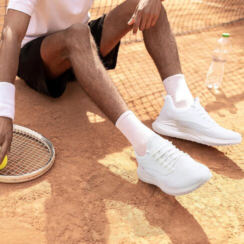 Mens Wide Sneakers Walking Shoes - Wide Slip on Tennis Shoes,Lightweight Breathable Comfortable Running Shoes for Athletic Workout Gym Jogging and Casual Wear Wide Width in Saudi Arabia