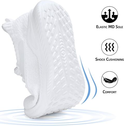 Mens Wide Sneakers Walking Shoes - Wide Slip on Tennis Shoes,Lightweight Breathable Comfortable Running Shoes for Athletic Workout Gym Jogging and Casual Wear Wide Width in Saudi Arabia