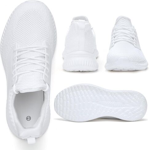 Mens Wide Sneakers Walking Shoes - Wide Slip on Tennis Shoes,Lightweight Breathable Comfortable Running Shoes for Athletic Workout Gym Jogging and Casual Wear Wide Width in Saudi Arabia