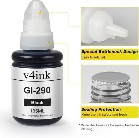 v4ink Remanufactured T902XL Ink Pack Replacement for Epson 902XL T902XL (4-Pack, K/C/M/Y) Work with Epson Workforce Pro WF-C5210, WF-C5290, WF-C5710, WF-C5790 Printers in Kuwait