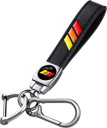 Leather Car Key Chain Metal Car Keyring Accessories Replacement with Suit for Chevy Camaro SS Cars Accessories, Keychain Keyring Family Present for Camaro SS Owners in Saudi Arabia