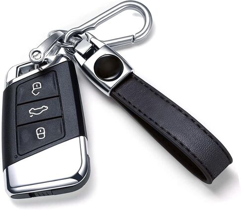 Leather Car Key Chain Metal Car Keyring Accessories Replacement with Suit for Chevy Camaro SS Cars Accessories, Keychain Keyring Family Present for Camaro SS Owners in Saudi Arabia