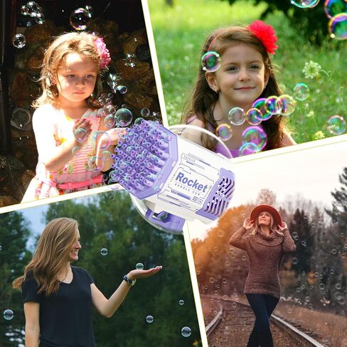 مسدس فقاعات بازوكا الصغير للأطفال | ألعاب للأولاد في الهواء الطلق للأعمار من 2 إلى 4 سنوات | منفاخ آلة الفقاعات للأطفال من سن 4 إلى 8 | هدايا عيد الميلاد وأعياد الميلاد لعام 2023 للأولاد والبنات من عمر 3 5 6 7 سنوات (أزرق) in Kuwait