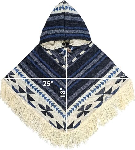 Poncho for childrens, Ecuadorian unisex poncho for children handmade with Alpaca wool, Ideal for boys and girls. in Saudi Arabia