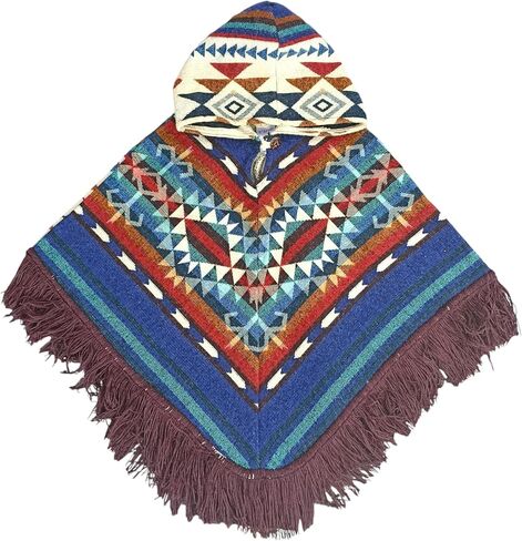 Poncho for childrens, Ecuadorian unisex poncho for children handmade with Alpaca wool, Ideal for boys and girls. in Saudi Arabia