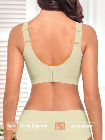 Women Wireless Seamless Bras Full Coverage No Underwire Push Up Bralettes Everyday Bra Comfort Wirefree Padded Bras in Saudi Arabia